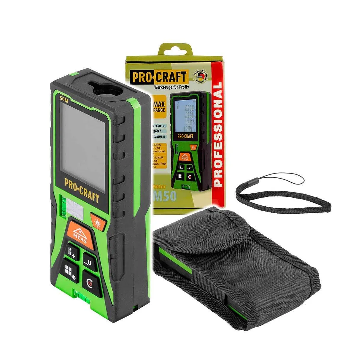 РОЛЕТКА ЛАЗЕРНА - PROCRAFT, 0.05-50М / PLDM50