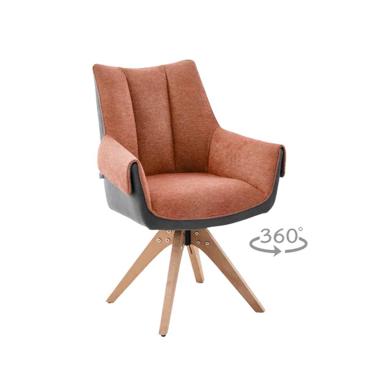 ТРАПЕЗЕН СТОЛ - NOVARA, ОРАНЖЕВ