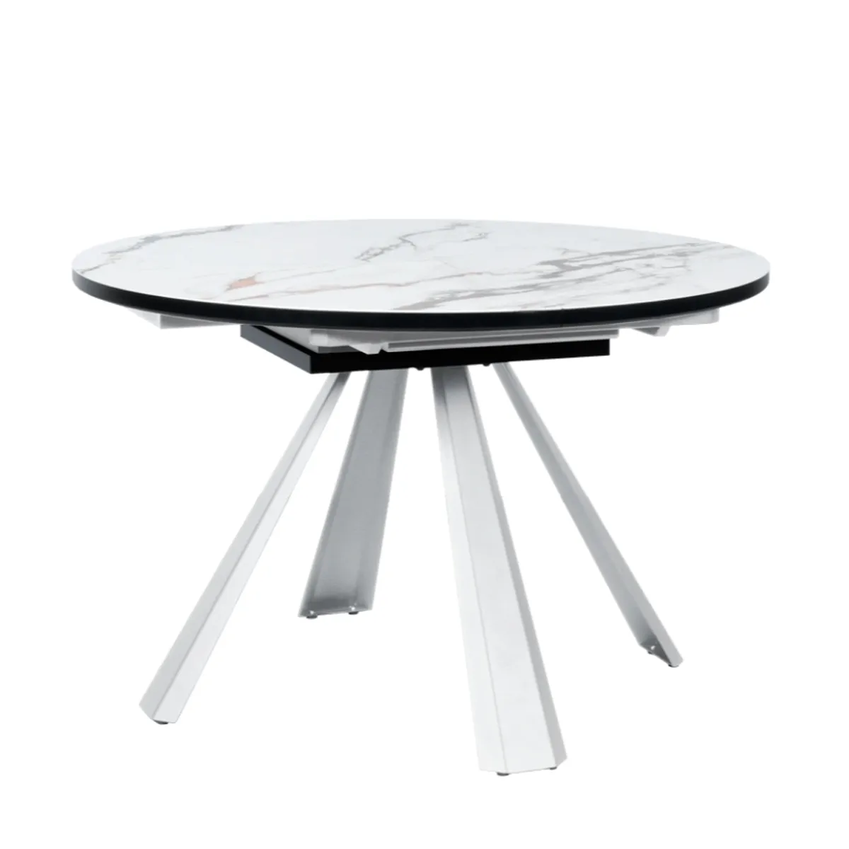 РАЗТЕГАТЕЛНА ТРАПЕЗНА МАСА - DOMINIK, БЯЛ 02