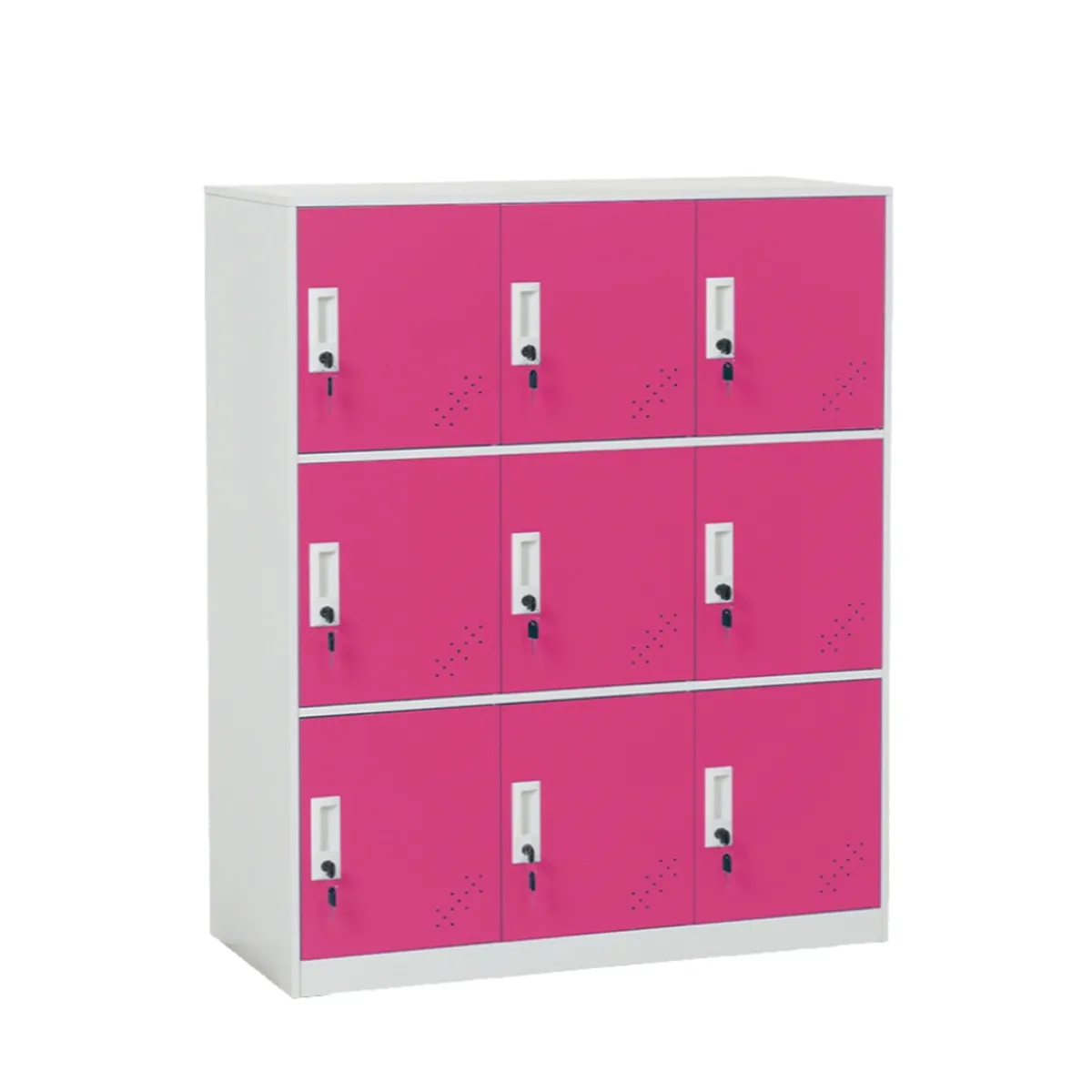 МЕТАЛЕН ШКАФ - CARMEN, CR-1298 J - БЯЛ / РОЗОВ