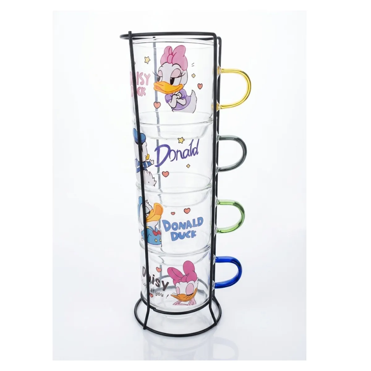 КОМПЛЕКТ ЧАШИ С ДРЪЖКА И ПОСТАВКА - И02-260553/2