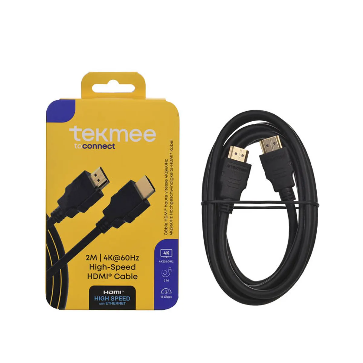 КАБЕЛ HDMI 2M - TEKMEE, 5054