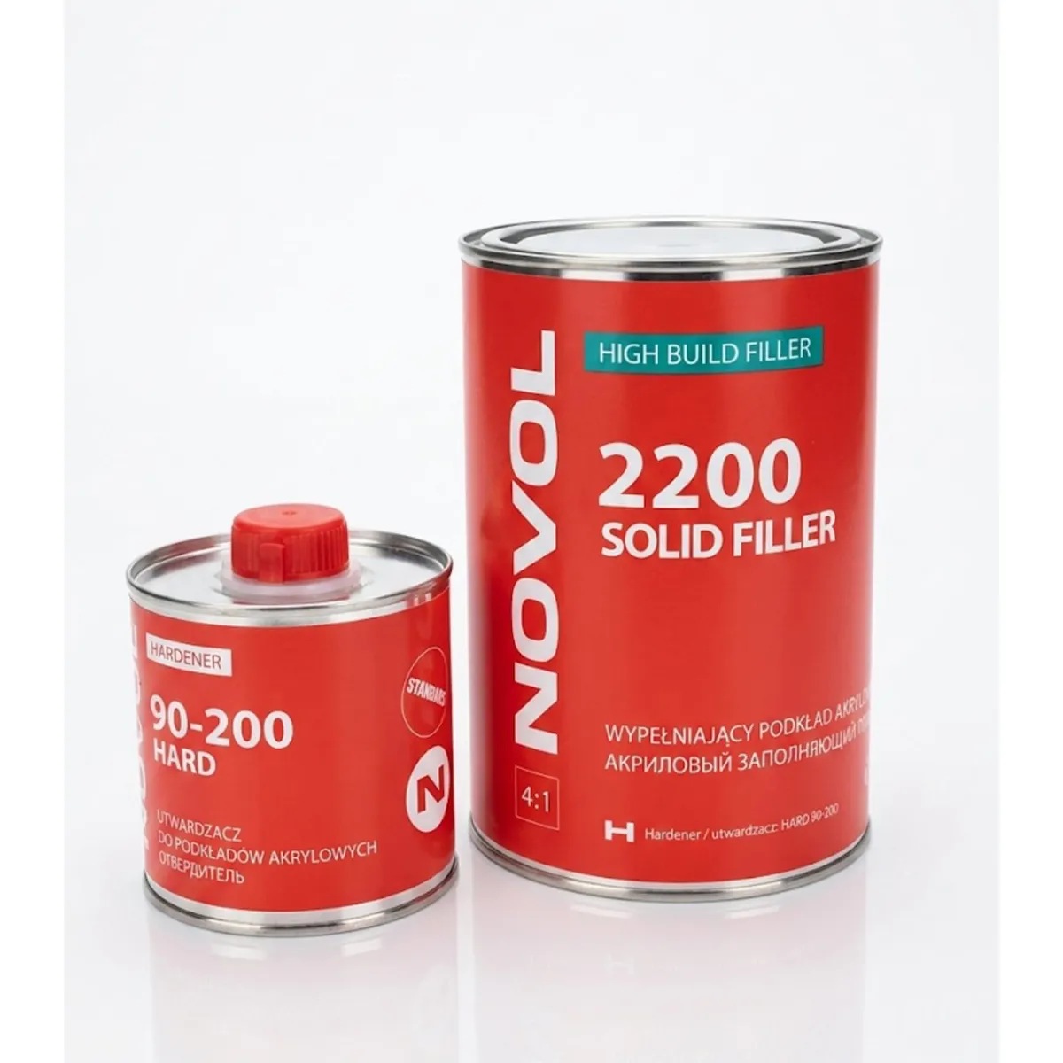 ГРУНД - NOVOL N 2200 SOLID FILLER, ЧЕРЕН / 800МЛ