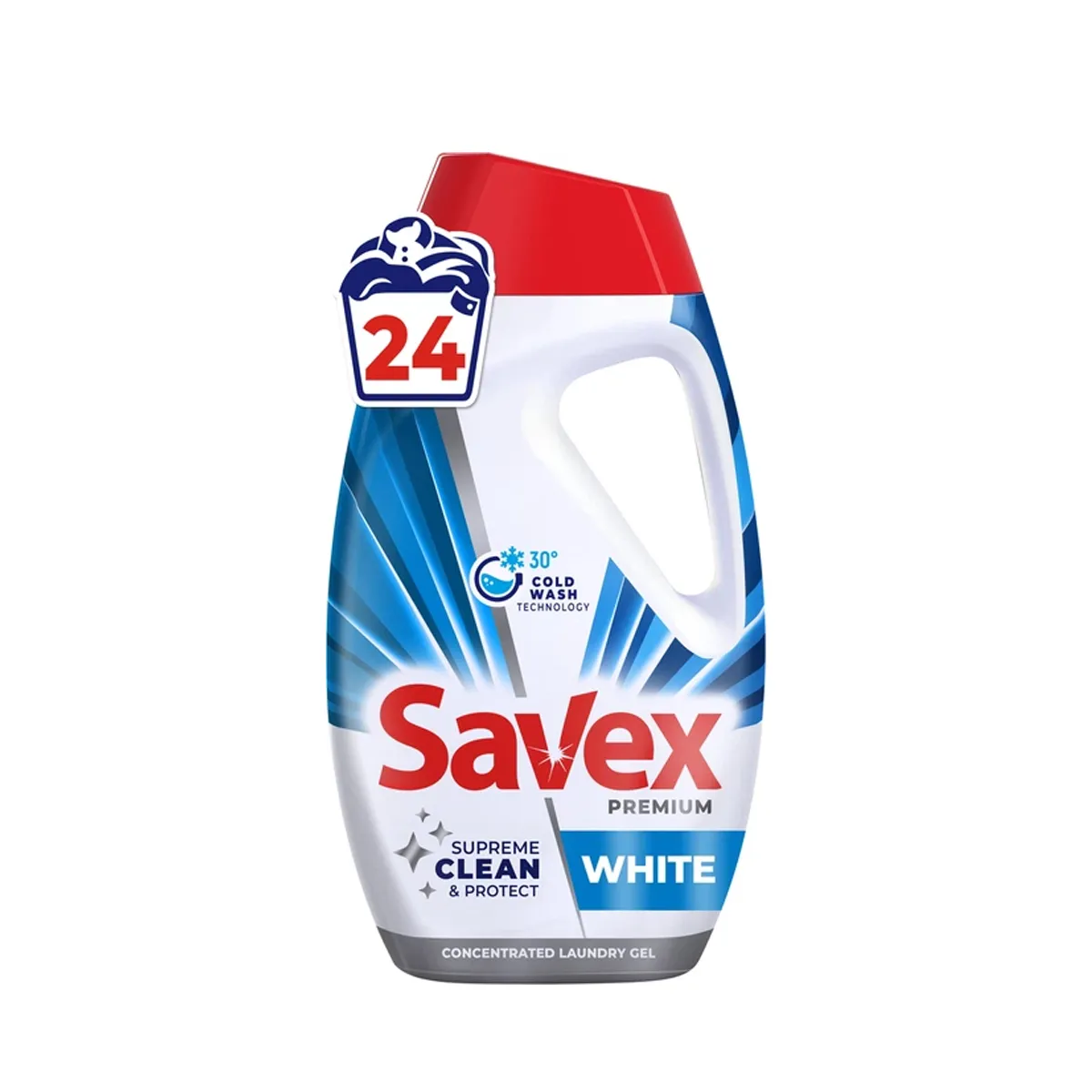 ГЕЛ ЗА ПРАНЕ 960МЛ - SAVEX, БЯЛО ПРАНЕ / 9498