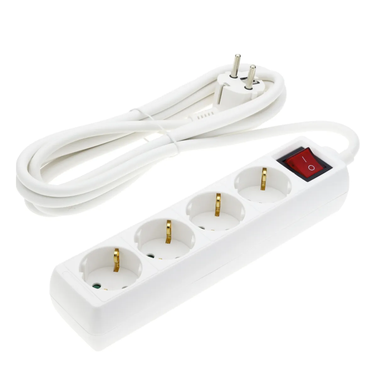 РАЗКЛОНИТЕЛ С 4 ГНЕЗДА - OPTONICA, POWER STRIP - 3М / 7610