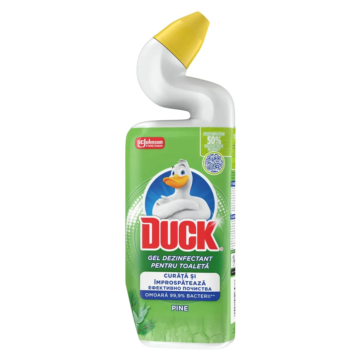 ПОЧИСТВАЩ ГЕЛ ЗА ТОАЛЕТНА ЧИНИЯ - DUCK, PINE / 750МЛ
