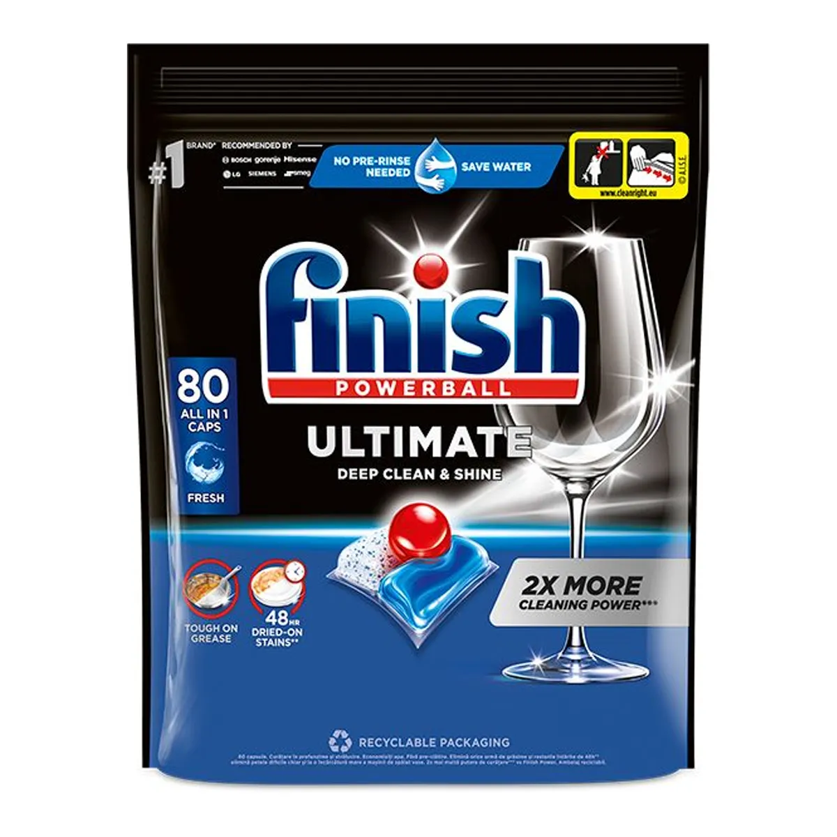 КАПСУЛИ ЗА СЪДОМИЯЛНА - FINISH ULTIMATE / 80БР