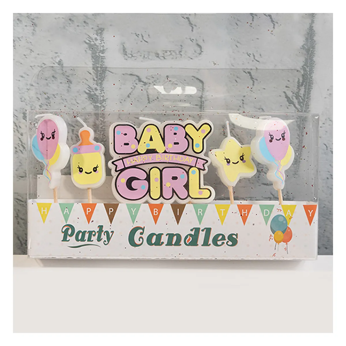 СВЕЩИЧКИ ЗА ТОРТА - BABY GIRL, DY0629 / 02-13760/1