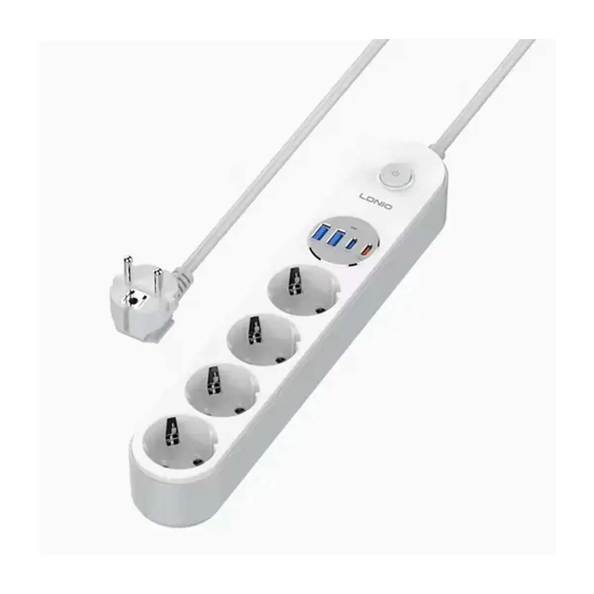 РАЗКЛОНИТЕЛ 4-КА С USB ЗАРЕЖДАНЕ - LDNIO, SE1-C