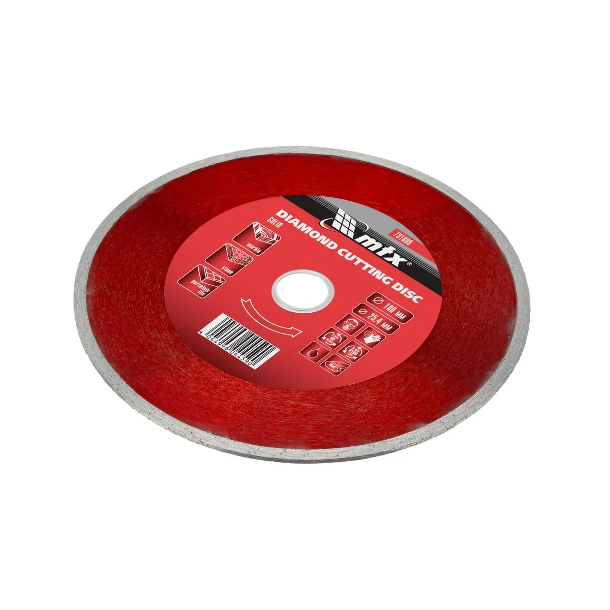 ДИСК ДИАМАНТЕН ЗА МОКРО РЯЗАНЕ 180 x 25.4MM - MTX, 731889