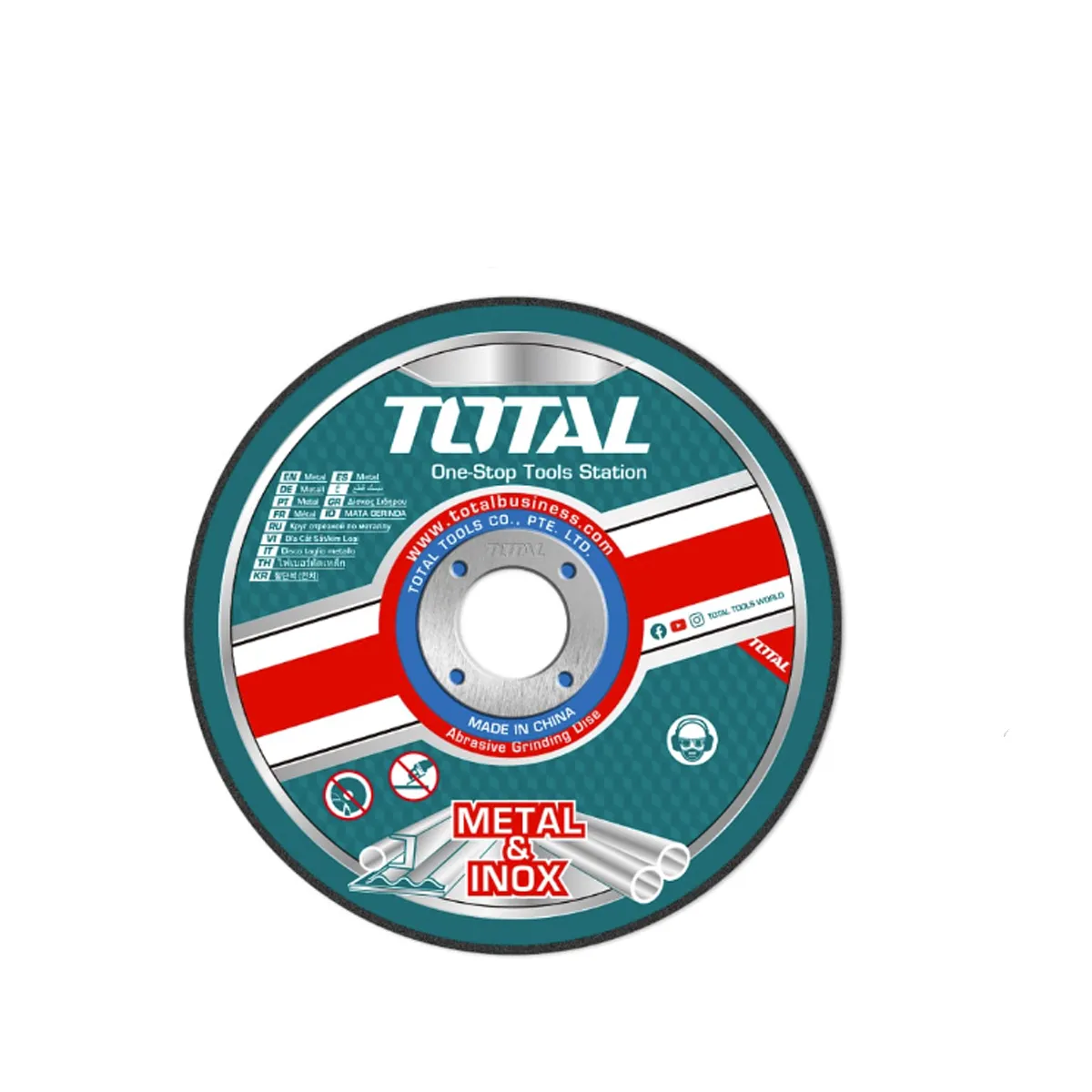 ДИСК ЗА РЯЗАНЕ НА INOX - TOTAL, Ф125x1x22,2ММ / 2101251