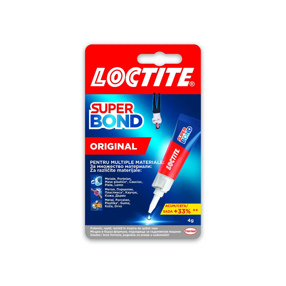 ЛЕПИЛО - LOCTITE SUPER BOND ORIGINAL, 4Г /401007
