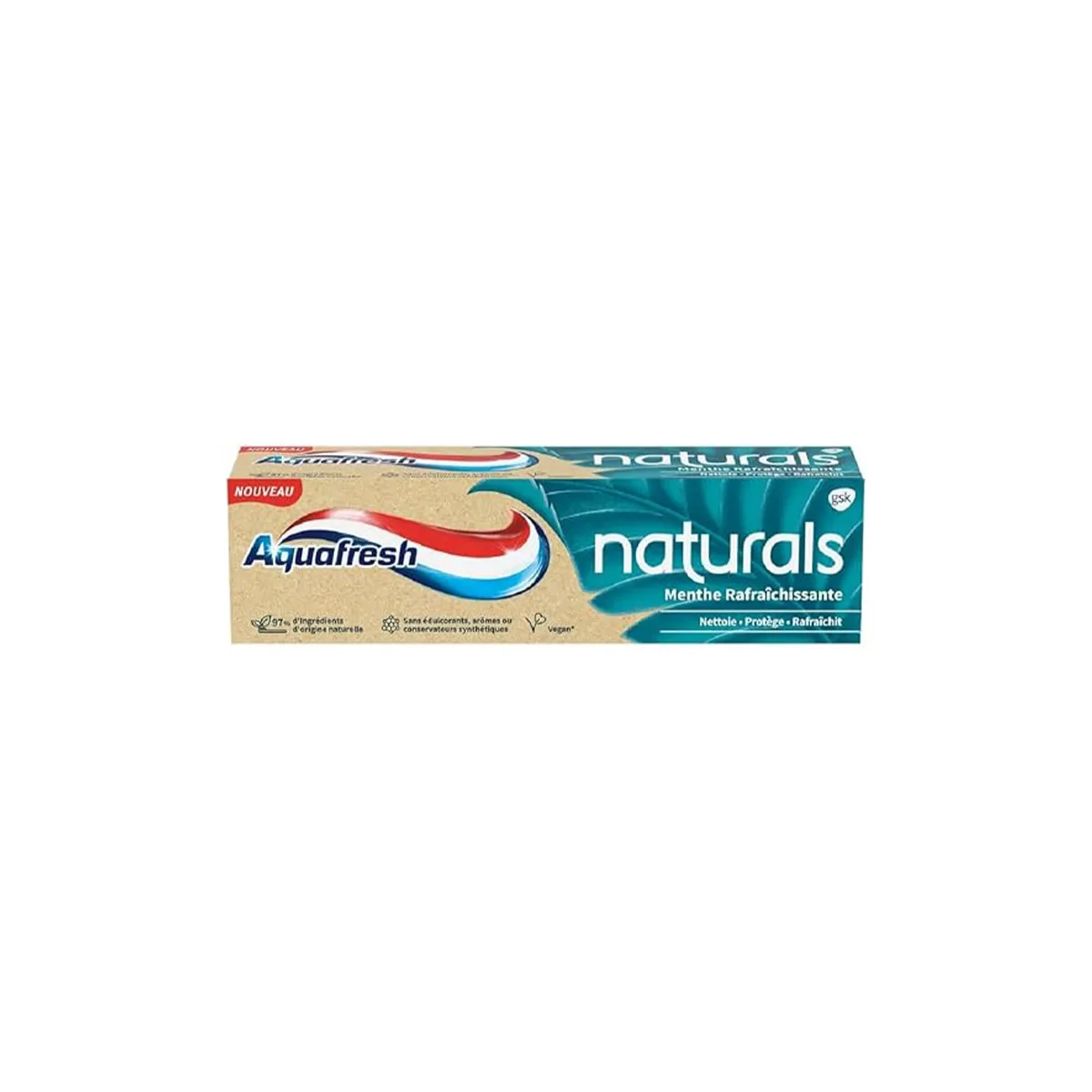 ПАСТА ЗА ЗЪБИ AQUAFRESH - NATURALS, МЕНТА 75МЛ.