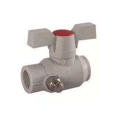 СФЕРИЧЕН КРАН Ф20 С ИЗПУСКАТЕЛ PP-R FV PLAST_0