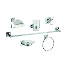 КОМПЛЕКТ АКСЕСОАРИ ЗА БАНЯ - ICCA 5200, 6 ЧАСТИ_0