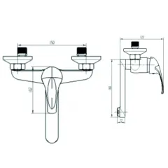 СМЕСИТЕЛ СТЕНЕН ЗА КУХНЯ СОФИЯ КАПРИ ЕКО 5342039-1_1