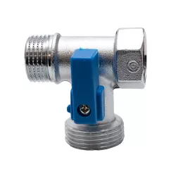 КРАН СФЕРИЧЕН ТРИПЪТЕН 1/2М 1/2Ж 3/4М FORNARA 1124123_0