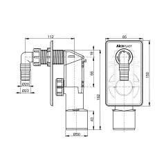СИФОН - ALCAPLAST,  APS3_1