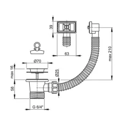 СИФОН - ALCAPLAST, А331_1