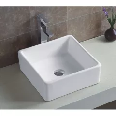 ПОРЦЕЛАНОВ УМИВАЛНИК D857 INTER CERAMIC, 37*37см._0