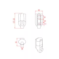 ДОЗАТОР ЗА ТЕЧЕН САПУН - ICA 7086В_1