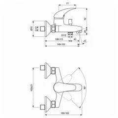 СМЕСИТЕЛ ХРОМ ORION B5193AA_1