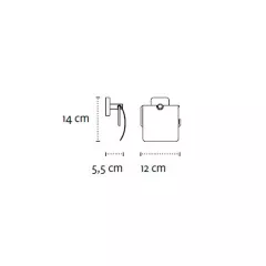 ДЪРЖАЧ ЗА ТОАЛЕТНА ХАРТИЯ, QUATTRO - 4403_1