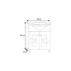ДОЛЕН ШКАФ ЗА БАНЯ ICP 6040 NEW_1