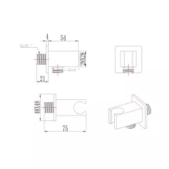 ДЪРЖАЧ С ИЗВОД ЗА ШЛАУХ - ICH 2117_1