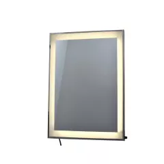 ОГЛЕДАЛО 50*70СМ С ЛЕД ОСВЕТЛЕНИЕ 9,6W С ВЪНШНА РАМКА_1