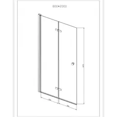 ПРЕГРАДЕН ПАРАВАН  МАТИРАНО СТЪКЛО  120 СМ_1
