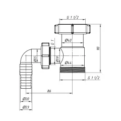 СИФОН ЗА ПЕРАЛНЯ - M110SYSEU_1