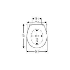 ТОАЛЕТНА СЕДАЛКА  - REVO, B0302Y/533948_2