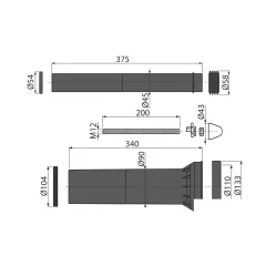 КОМПЛЕКТ ЗА МОНТАЖ НА КОНЗОЛНА ТОАЛЕТНА ЧИНИЯ УДЪЛЖЕН М9000_1