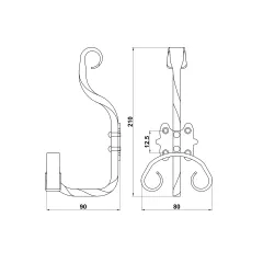 ЗАКАЧАЛКА МОДЕЛ 102 210x80x90 ЧЕРЕН МАТ 6492_1