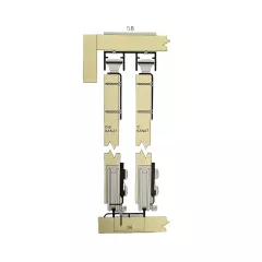 МЕХАНИЗЪМ ЗА ПЛЪЗГАЩИ ВРАТИ КОМПЛЕКТ 1ВР. 006-2 SR615 0318063_1