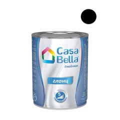 CASA BELLA АЛКИДНА БОЯ 9005 ЧЕРНА 0,650МЛ_0