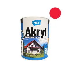 БОЯ АКРИЛ МАТ - ЧЕРВЕНА, 0,7Л, 0820_0