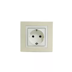 ЕДИНИЧЕН КОНТАКТ БЯЛ + КРЕМ SCHNEIDER UNICA MGU10.036.559D_0