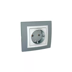 ЕДИНИЧЕН КОНТАКТ БЯЛ + СИВ SCHNEIDER UNICA MGU10.036.858D_0