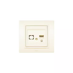 РОЗЕТКА CAT6 КРЕМ ZENA ELBI 500-011300-247_0