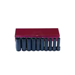 ВЛОЖКИ УДЪЛЖЕНИ УДАРНИ 1/2 10ЧАСТИ  FORCE 4107_0