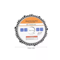 ДИСК 115*22ММ С ВЕРИГА ЗА ДЪРВО 012512 GL357/115_3