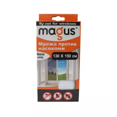 МРЕЖА ПРОТИВ НАСЕКОМИ MAGUS 130/150 СМ БЯЛА/ЧЕРНА_1