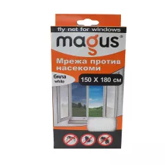 МРЕЖА ПРОТИВ НАСЕКОМИ MAGUS 150/180 СМ ЧЕРНА/БЯЛА_1