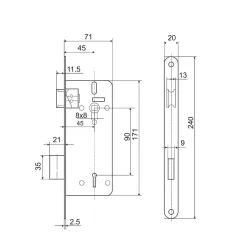 БРАВА - 3610, 45/90ММ_1