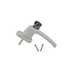 ДРЪЖКА ЗА ПРОЗОРЕЦ PLUTON L40/45 С КЛЮЧ БЯЛА_0