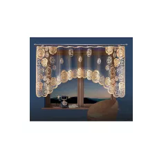 ПЕРДЕ С ШИРИТ ЛЕНТА ЗЛАТИСТ OFRA Е218 250*120_0