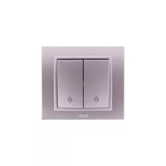 ДВОЕН ДЕВИАТОРЕН КЛЮЧ СИВ ZENA ELBI 500-011000-211_0