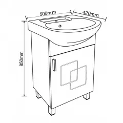 ДОЛЕН ШКАФ ЗА БАНЯ ICP 5385_2